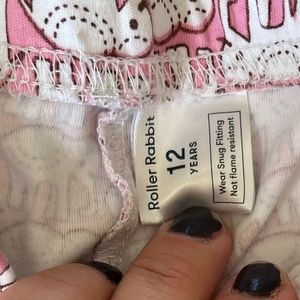 Girls Roller Rabbit Pajamas size 12